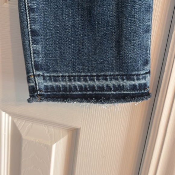 Talbots Flawless high waisted modern ankle w/frayed detail at ankle Petite 12P - Picture 4 of 6